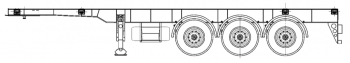 Полуприцеп контейнеровоз 5685С5-30.1/20.1