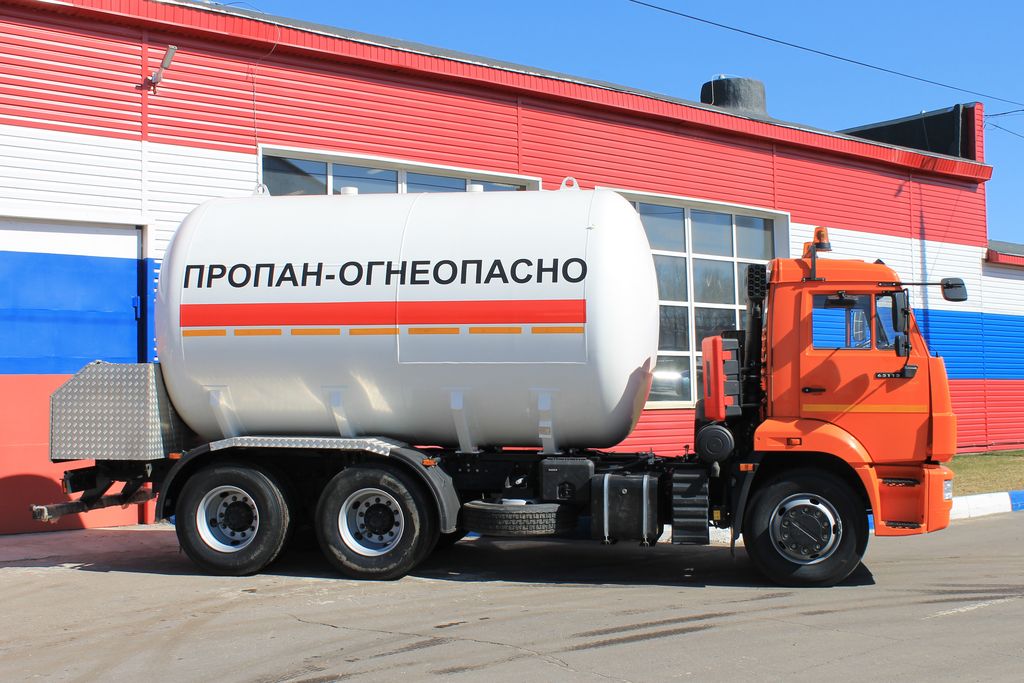 Газовоз-автоцистерна 18 м3 на базе КАМАЗ «Эконом»
