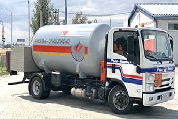 Газовоз-автоцистерна 7м3 на базе ISUZU NQR90L